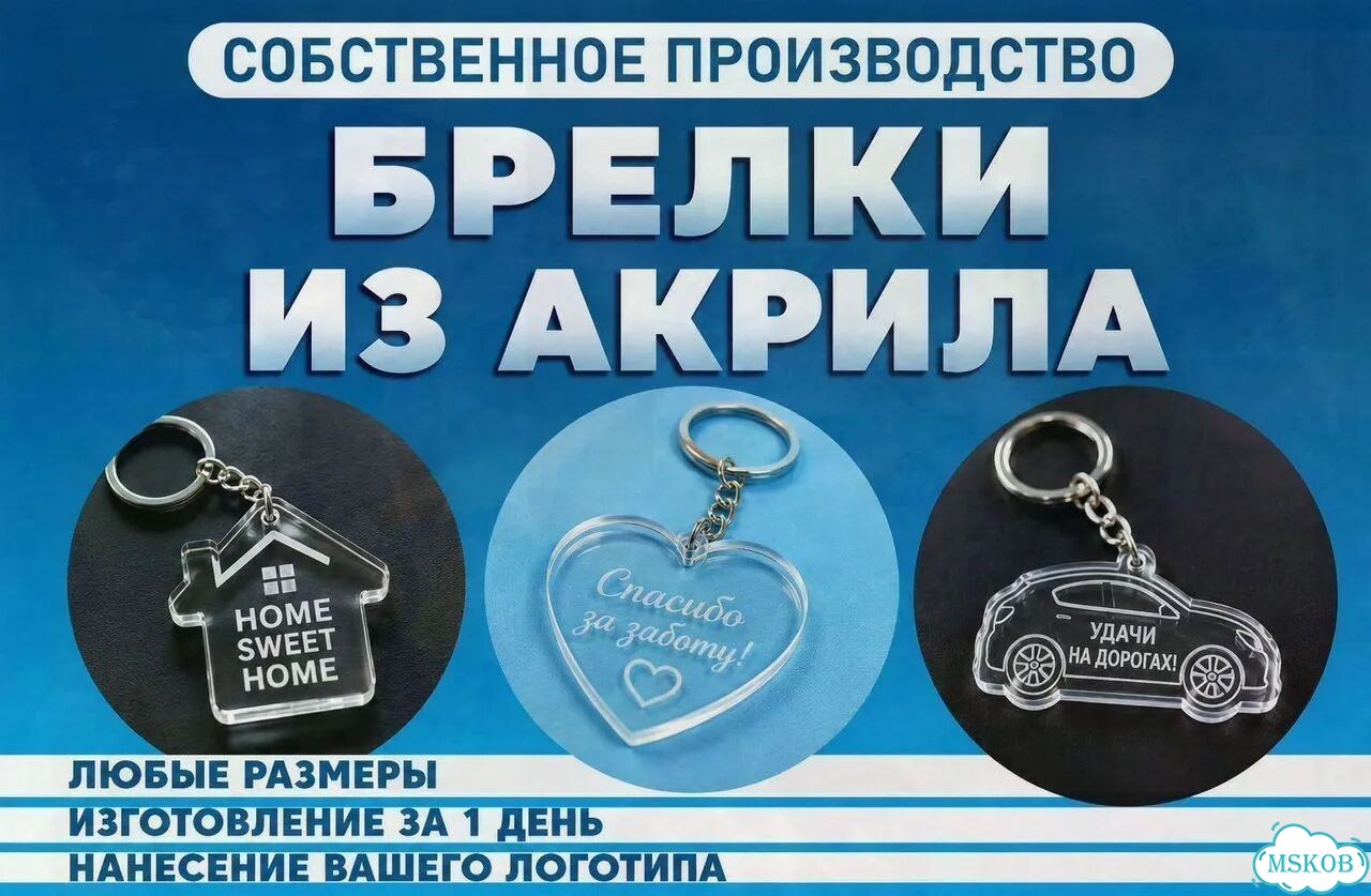 Рекламные брелки с логотипом фото 1