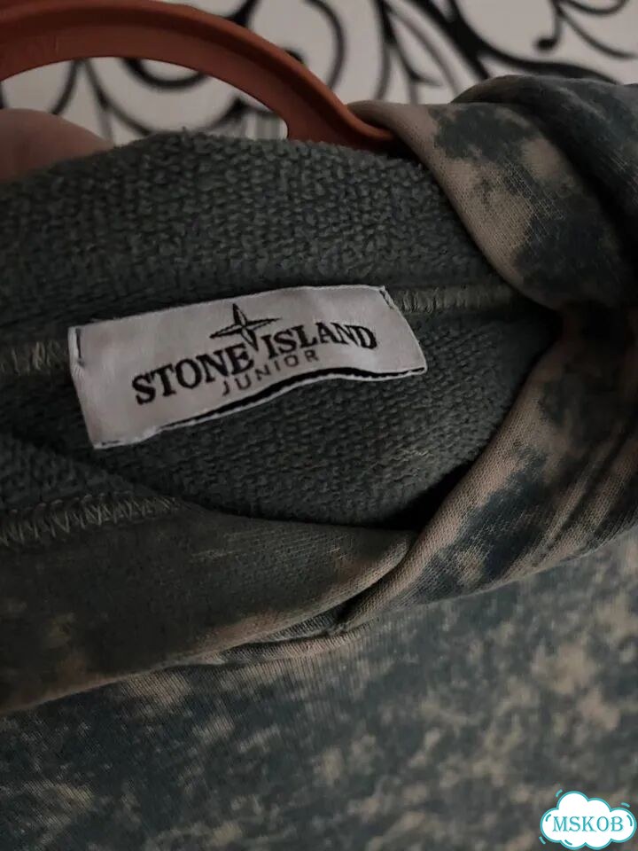 Stone island off dye junior худи оригинал фото 3