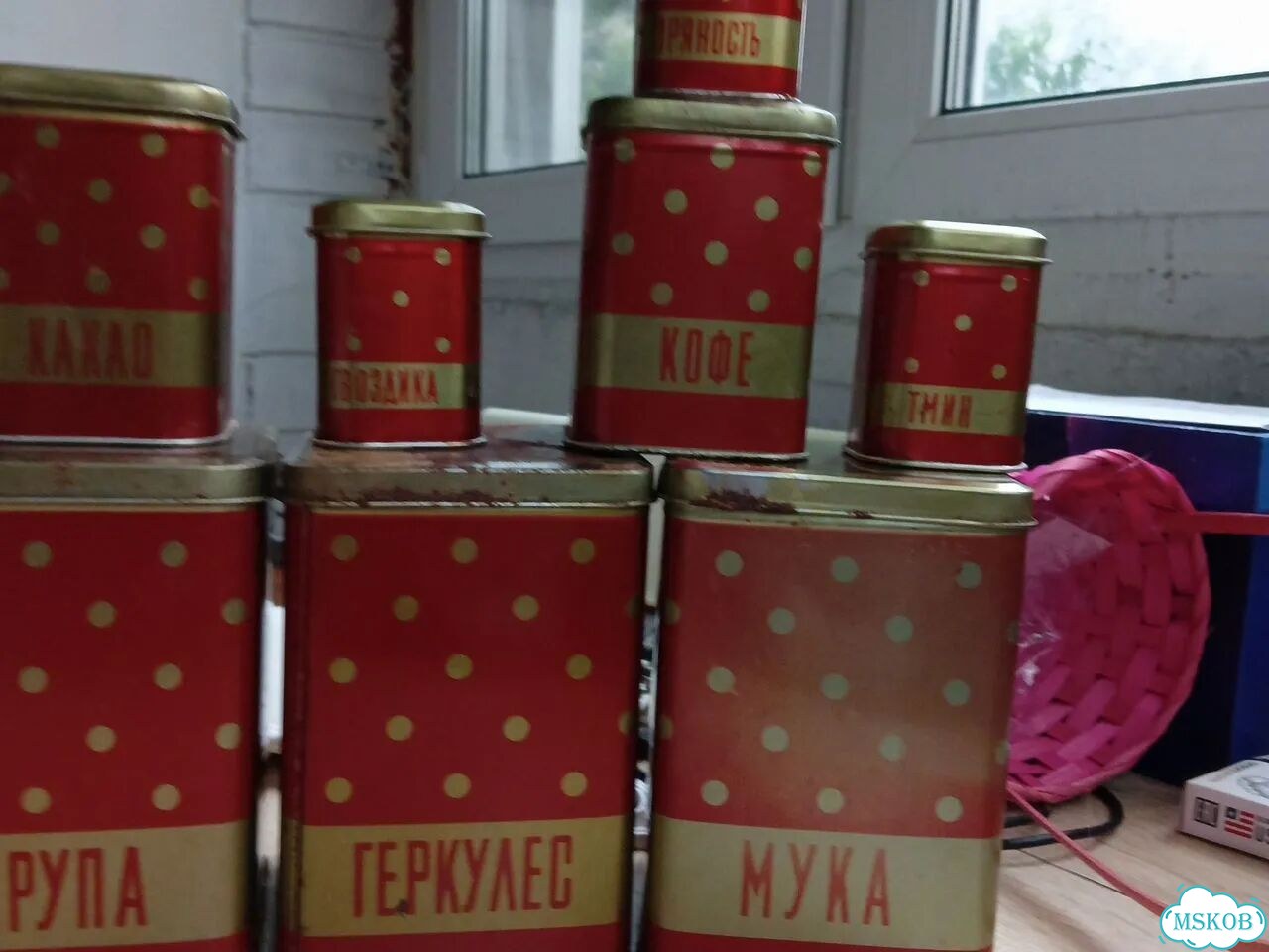 Набор жестяных банок СССР виниаж фото 3