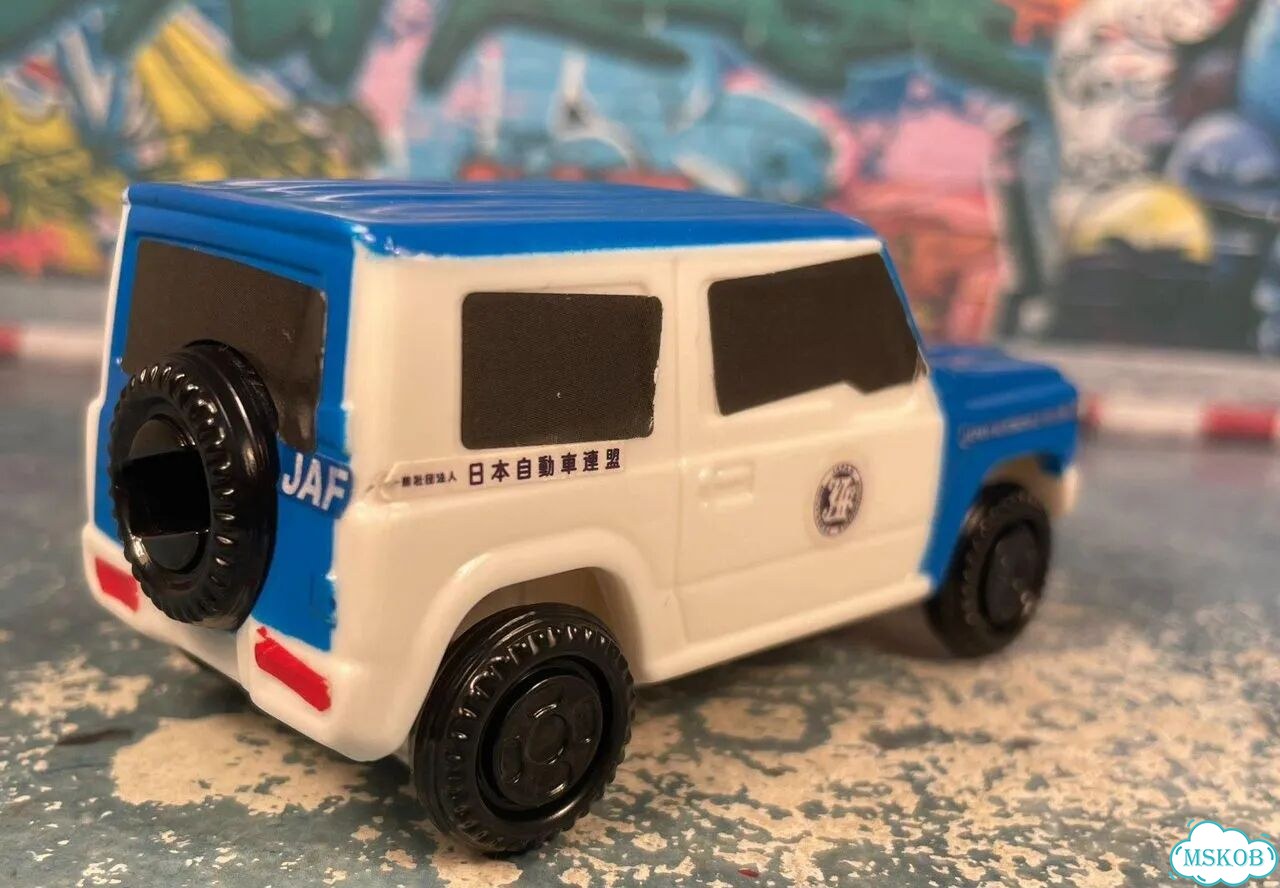 Suzuki Jimny JAF Road servise car 1/43 tomica 2023 china McDonalds фото 2