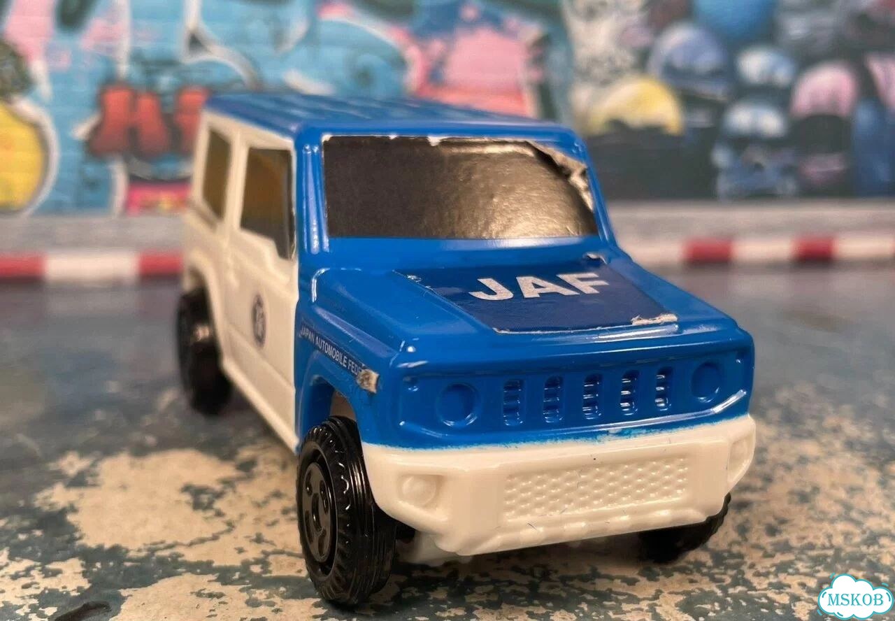Suzuki Jimny JAF Road servise car 1/43 tomica 2023 china McDonalds фото 5