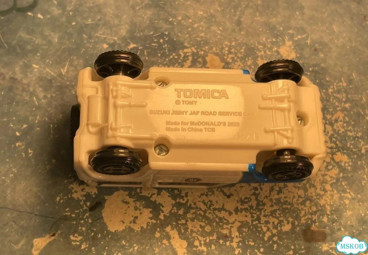 Suzuki Jimny JAF Road servise car 1/43 tomica 2023 china McDonalds фото 8