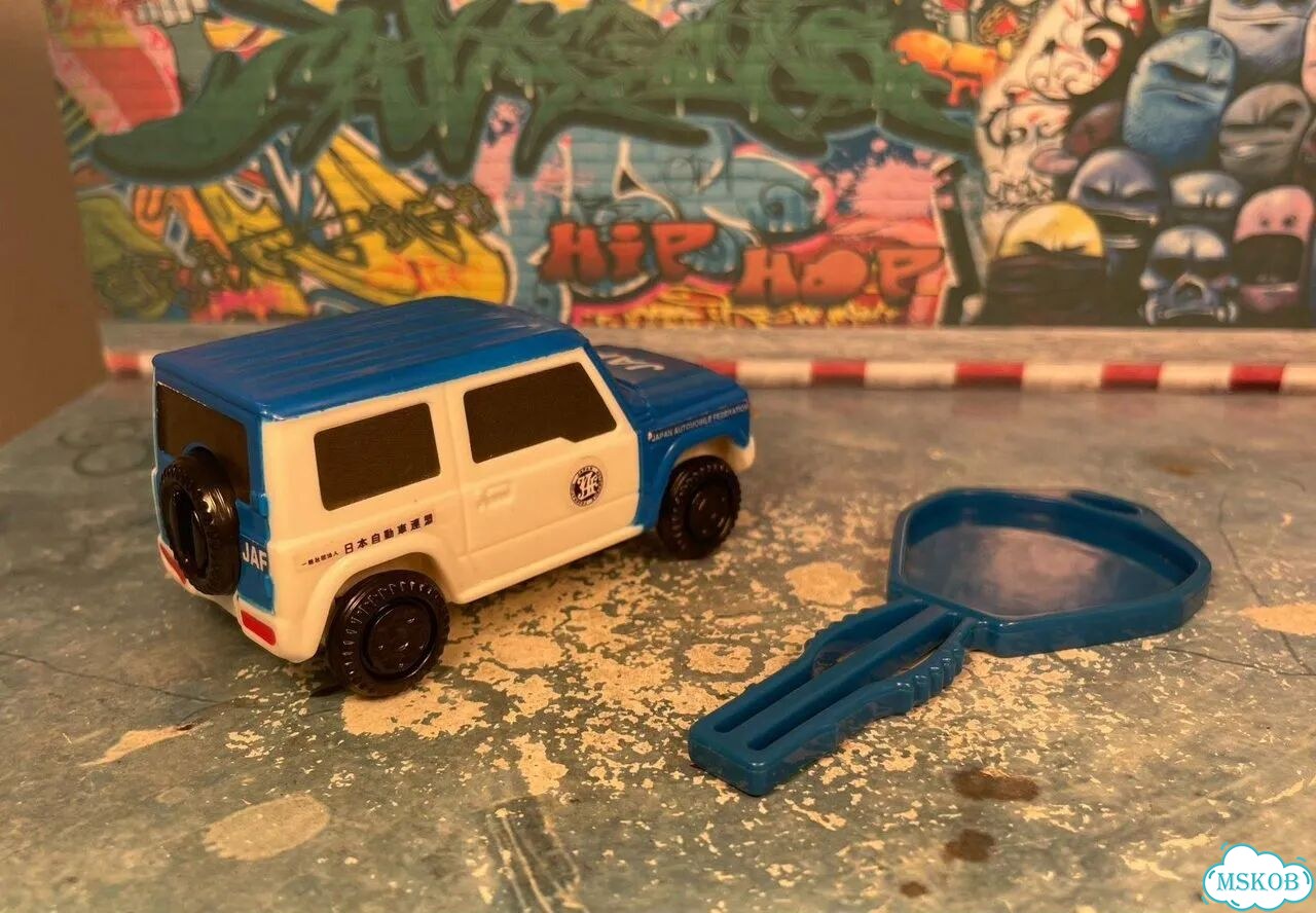 Suzuki Jimny JAF Road servise car 1/43 tomica 2023 china McDonalds фото 2