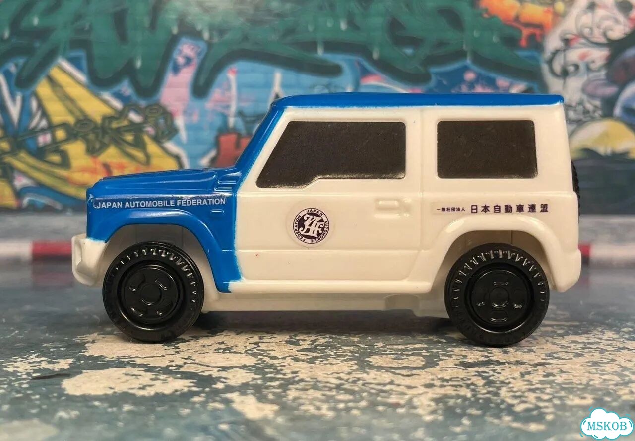 Suzuki Jimny JAF Road servise car 1/43 tomica 2023 china McDonalds фото 3