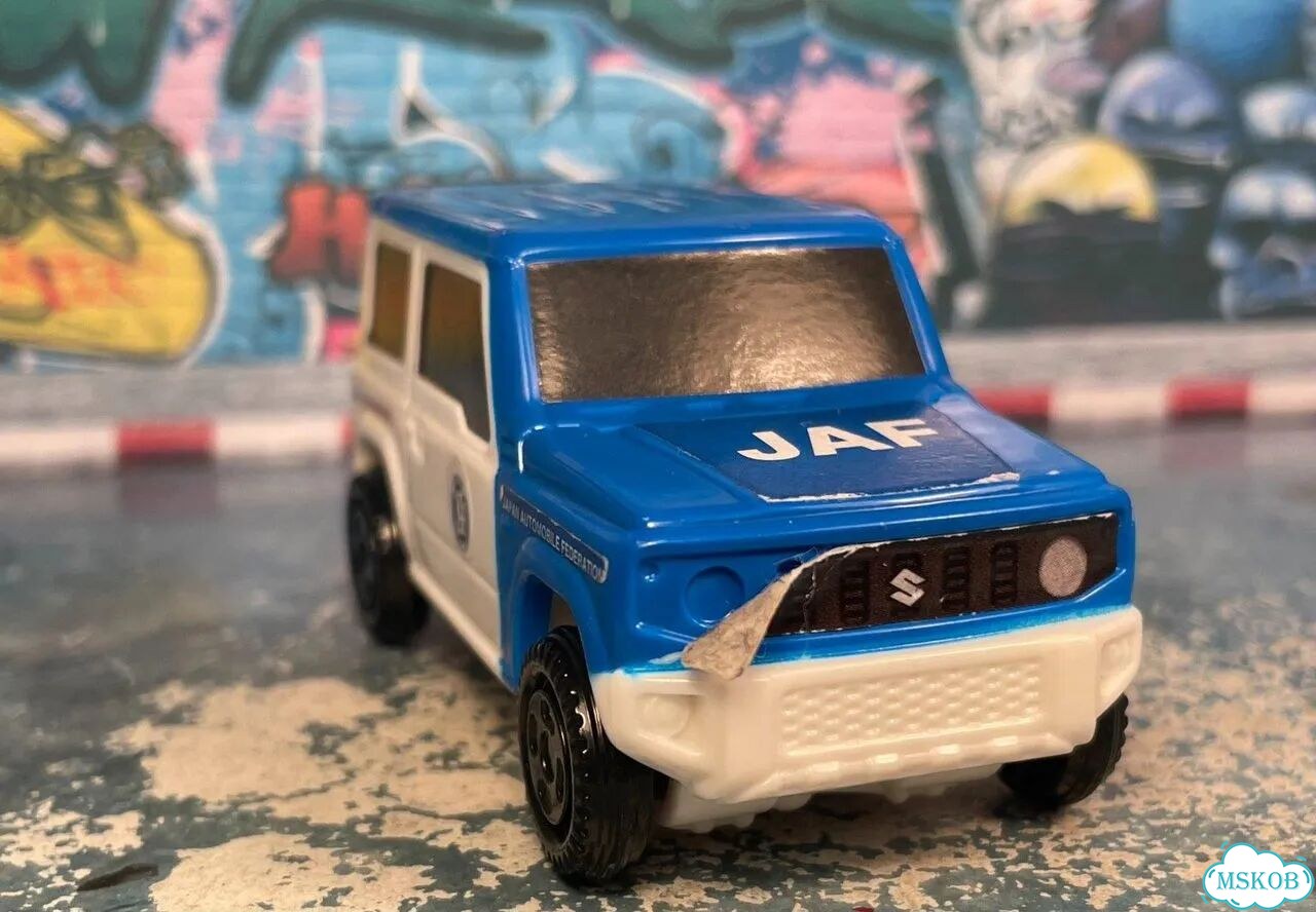 Suzuki Jimny JAF Road servise car 1/43 tomica 2023 china McDonalds фото 5