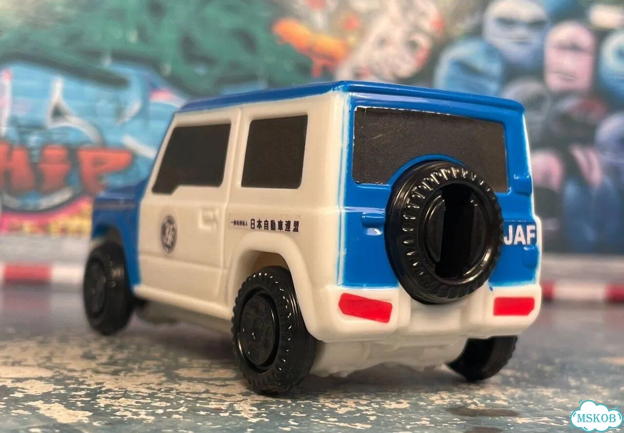 Suzuki Jimny JAF Road servise car 1/43 tomica 2023 china McDonalds фото 6