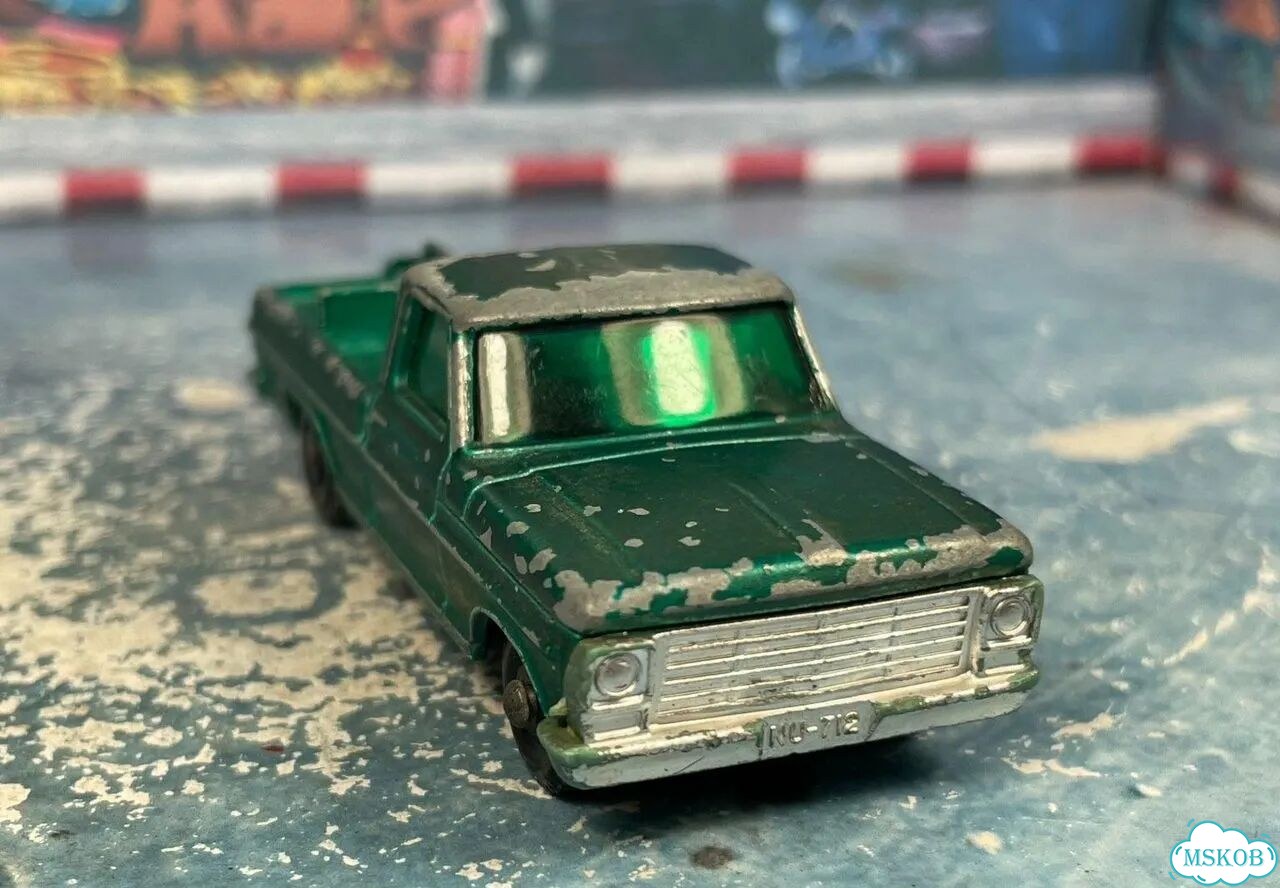 Kennel truck Ford 1/67 matchbox England lesney 1969 фото 5