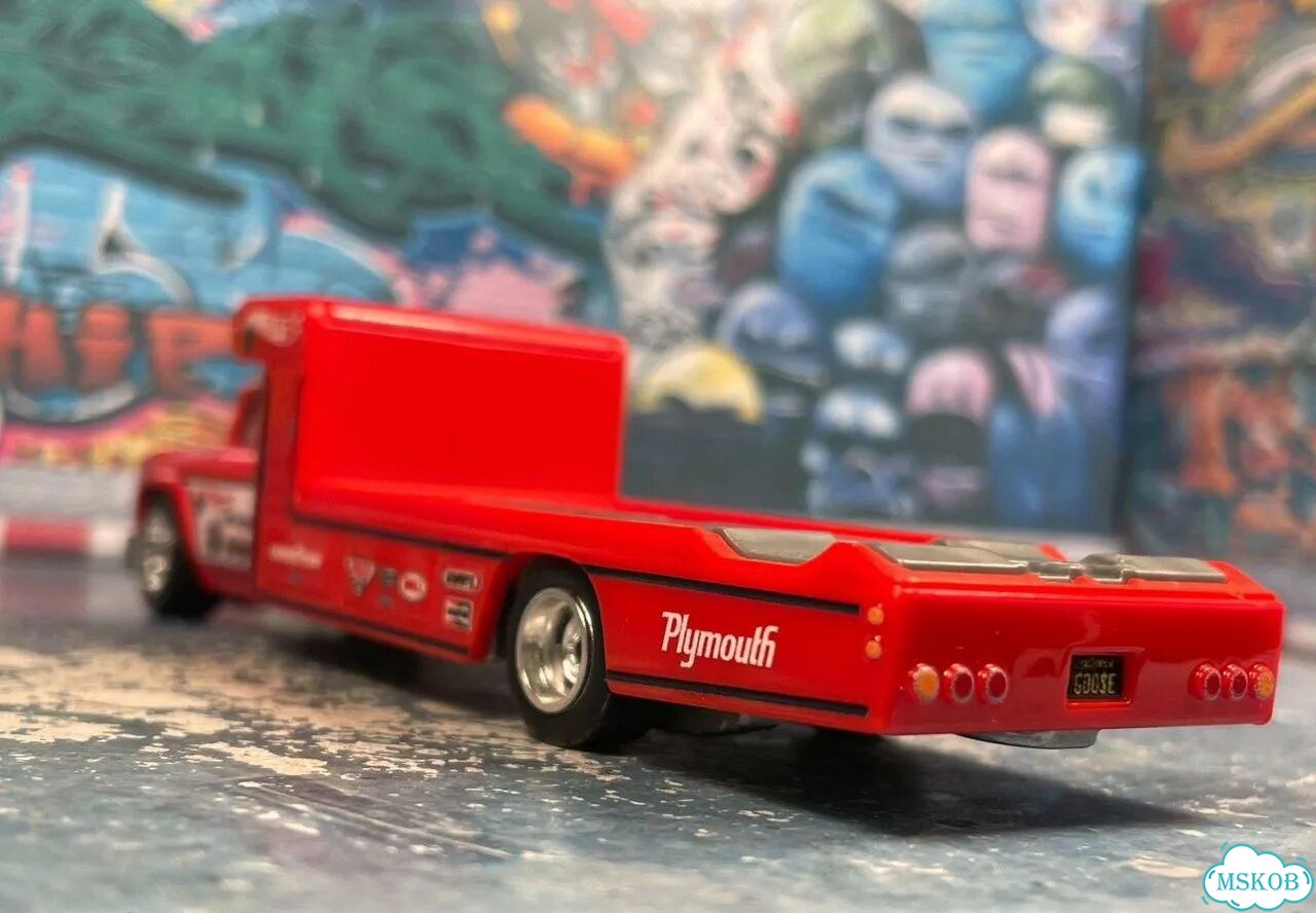 Retro Rig Dodge D300 1/64 hot wheels Thailand 2018 фото 6