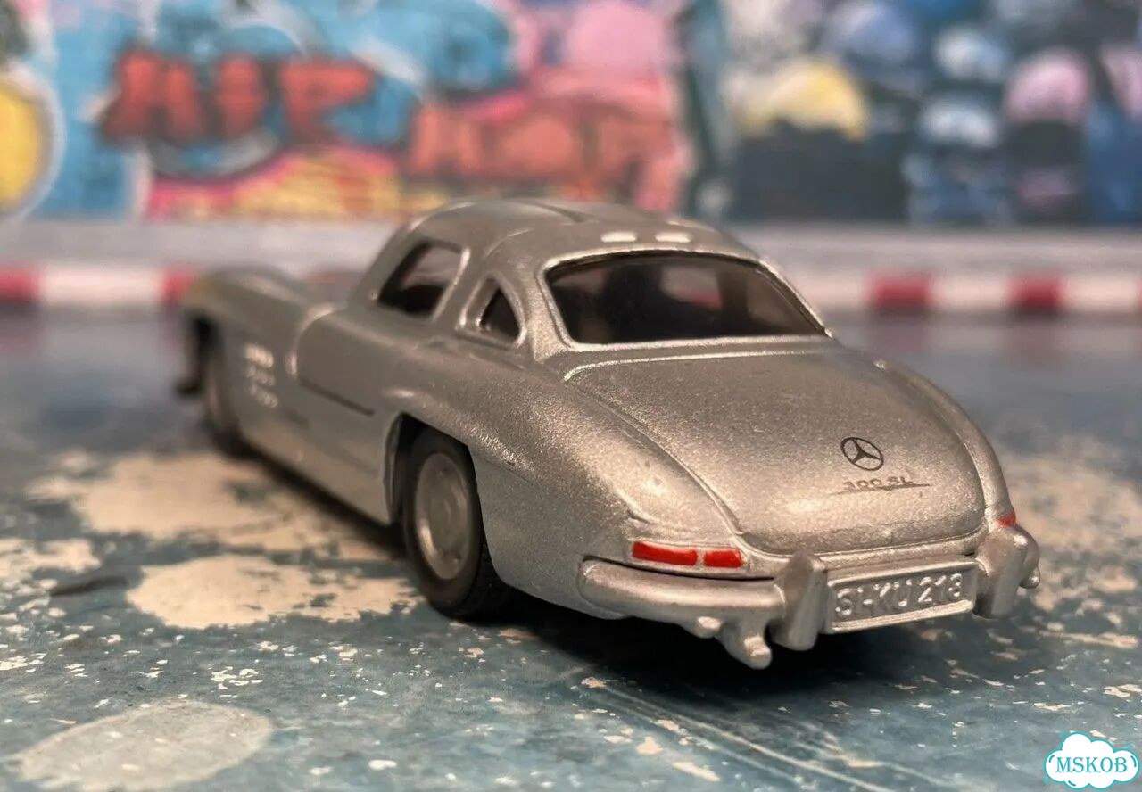 Mercedes Bens 300 sl 1/55 siku china фото 6