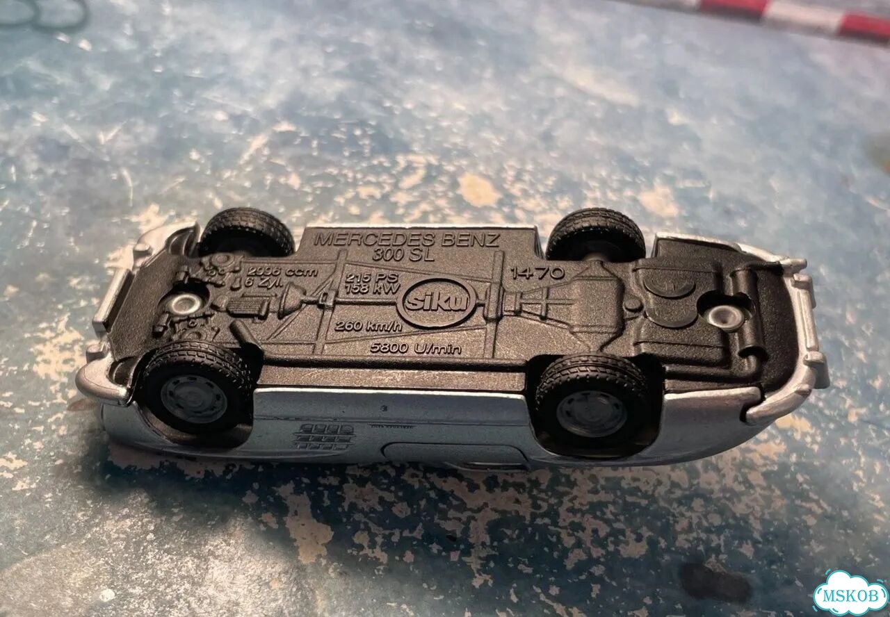 Mercedes Bens 300 sl 1/55 siku china фото 8