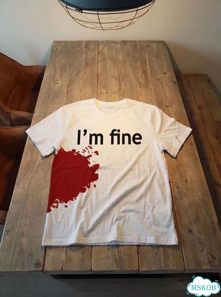 Футболка i’m fine kill bill y2k фото 1