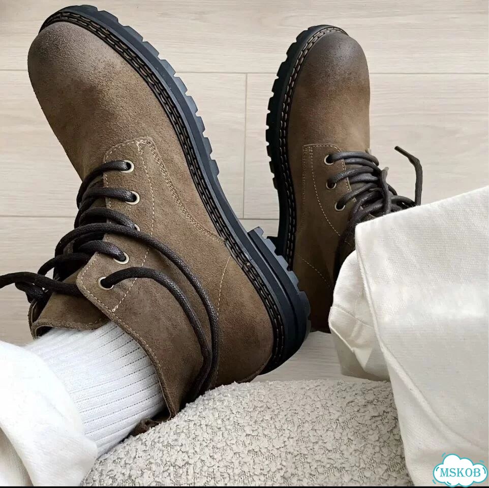 Ботинки Maden Amekaji Martin Boots коричневые фото 10