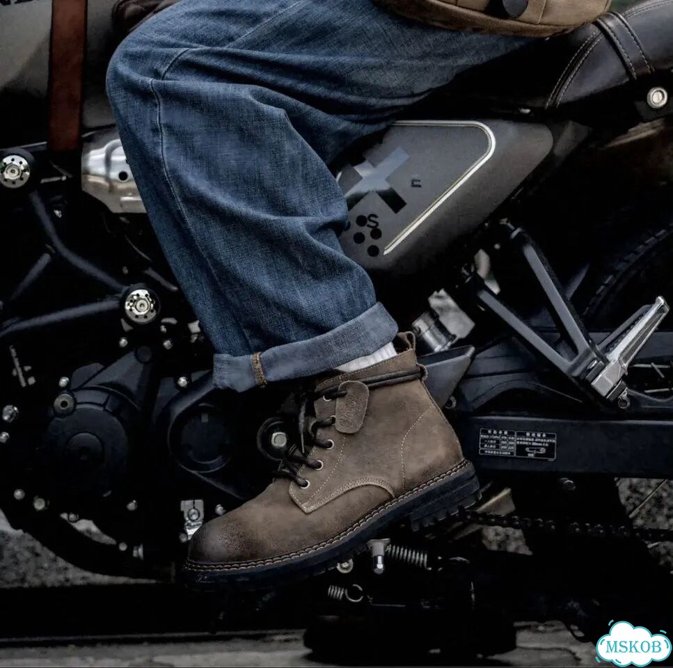 Ботинки Maden Amekaji Martin Boots коричневые фото 8