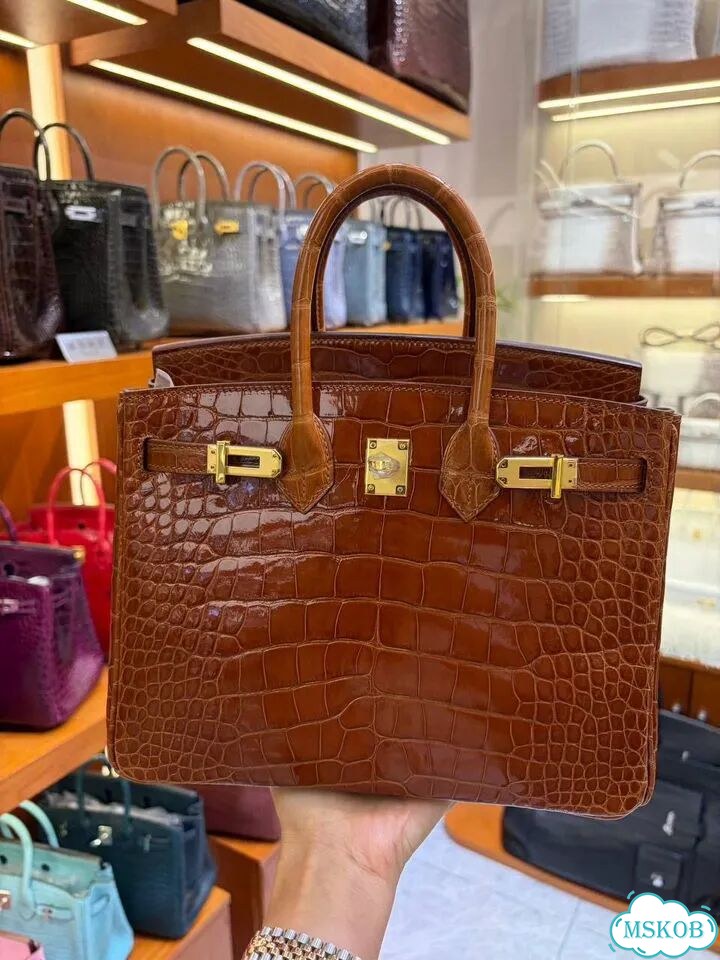 Сумка Hermes Birkin 25 alligator фото 1