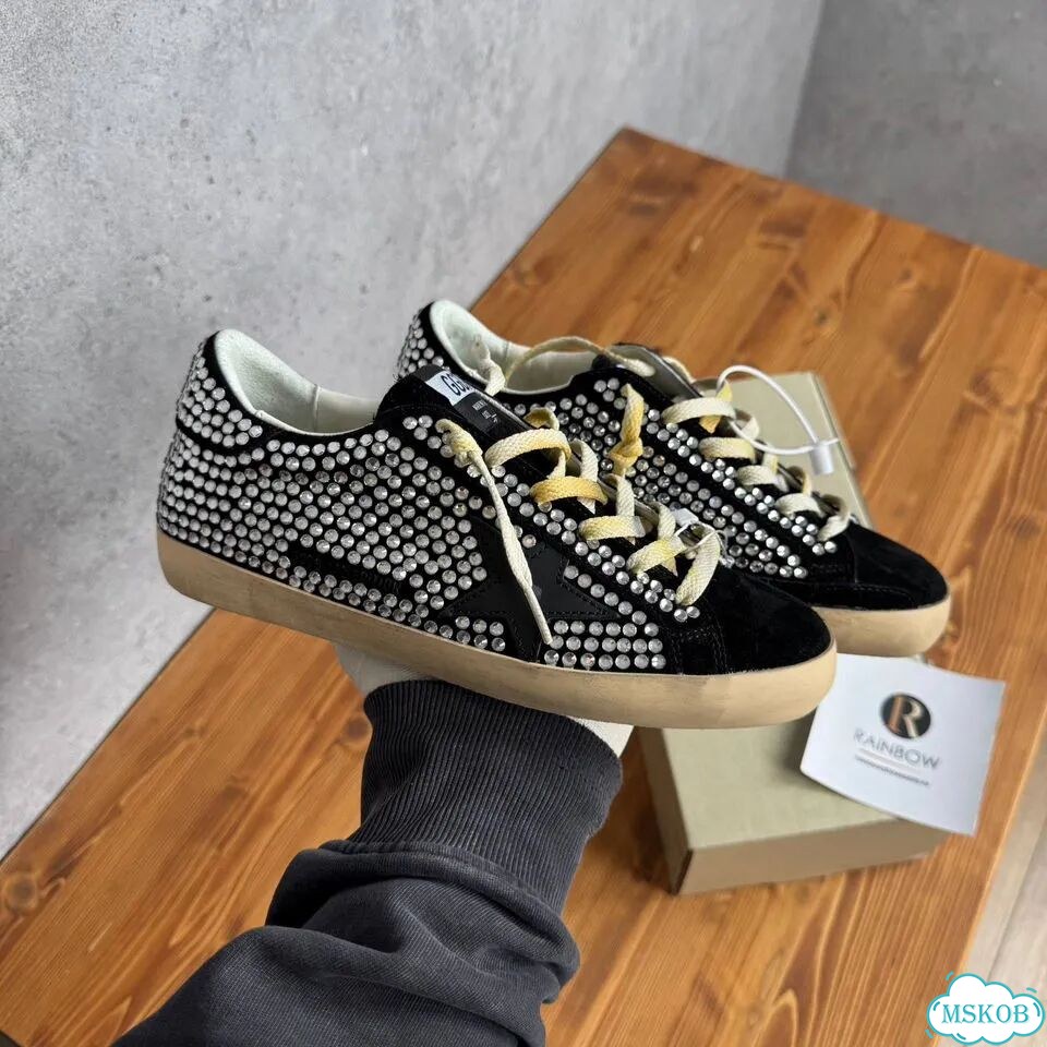Кеды Golden Goose Superstar Swarovski фото 6