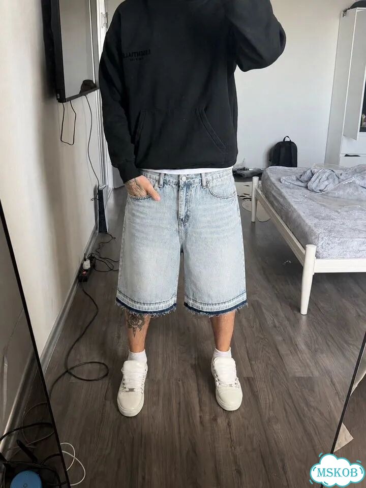 Шорты базовые zara type flared широкие фото 2