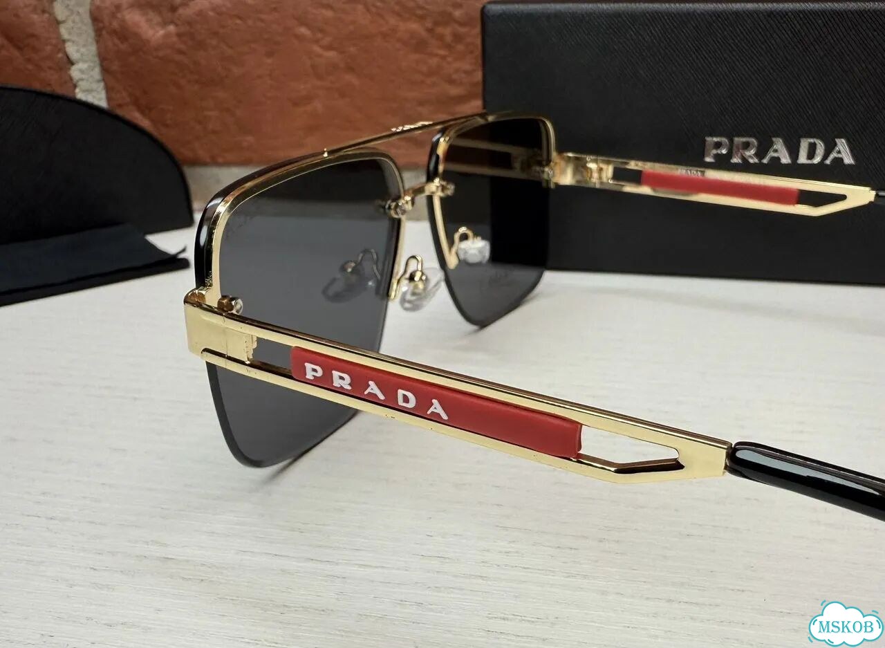 Солнцезащитные мужские очки Prada фото 3