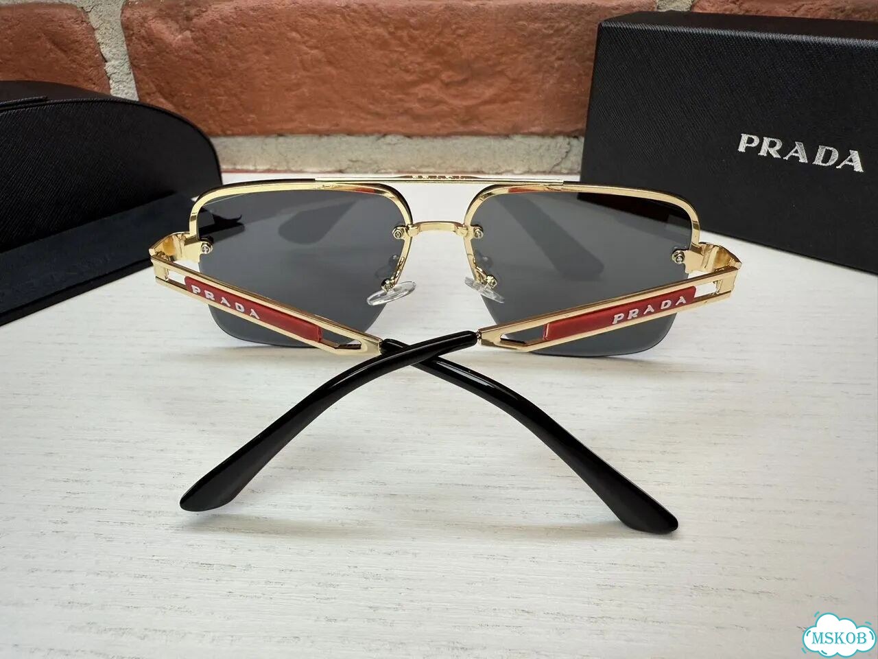 Солнцезащитные мужские очки Prada фото 4