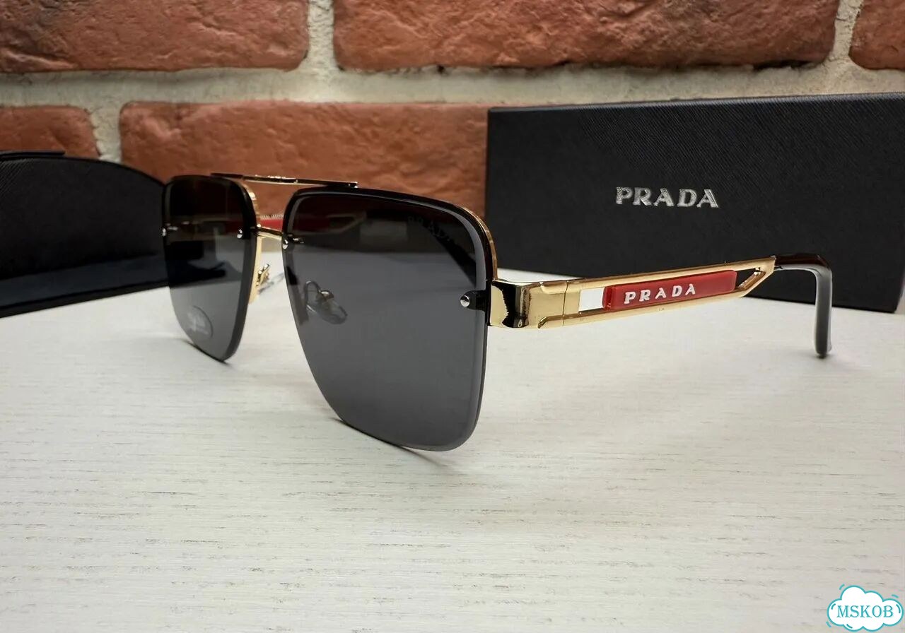 Солнцезащитные мужские очки Prada фото 6