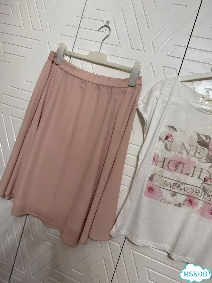 Сет, юбка Tom Tailor, футболка Zolla фото 6