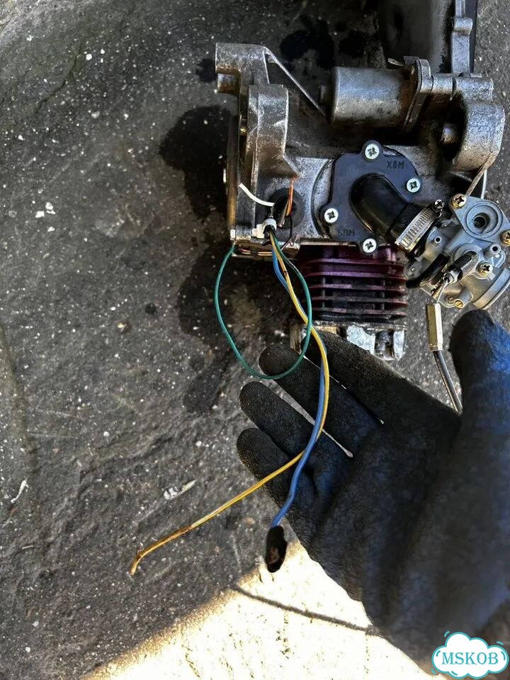 Двигатель в сборе yamaha jog 5su фото 4