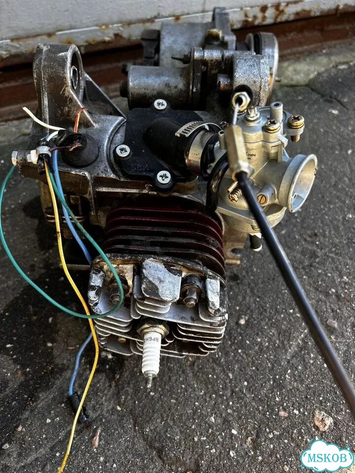Двигатель в сборе yamaha jog 5su фото 5