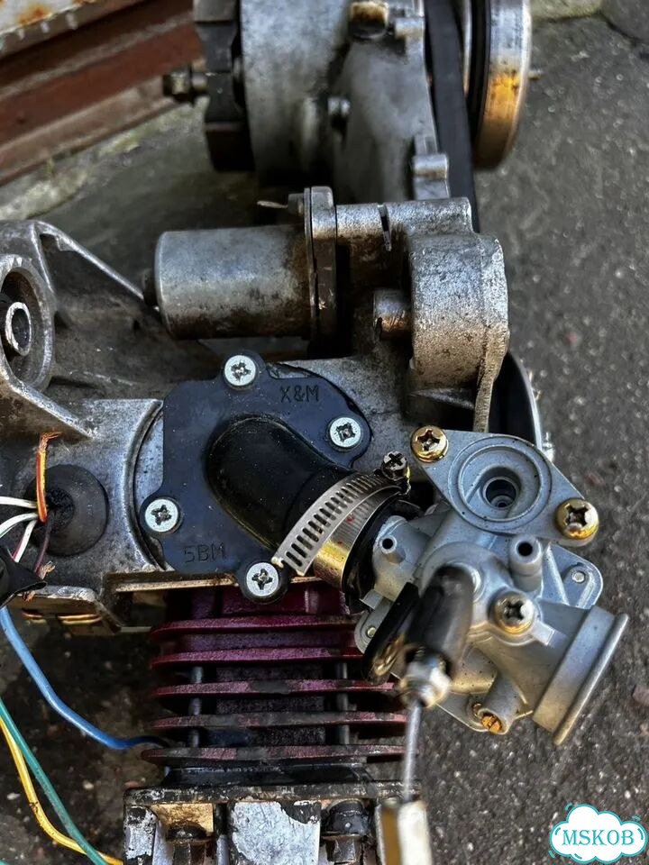 Двигатель в сборе yamaha jog 5su фото 6