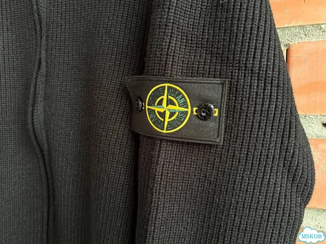 Кардиган Stone Island черный фото 4