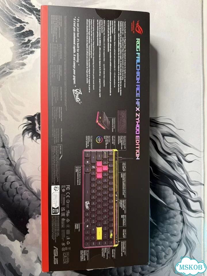 Asus ROG Falchion Ace HFX ZywOo Edition клавиатура фото 2