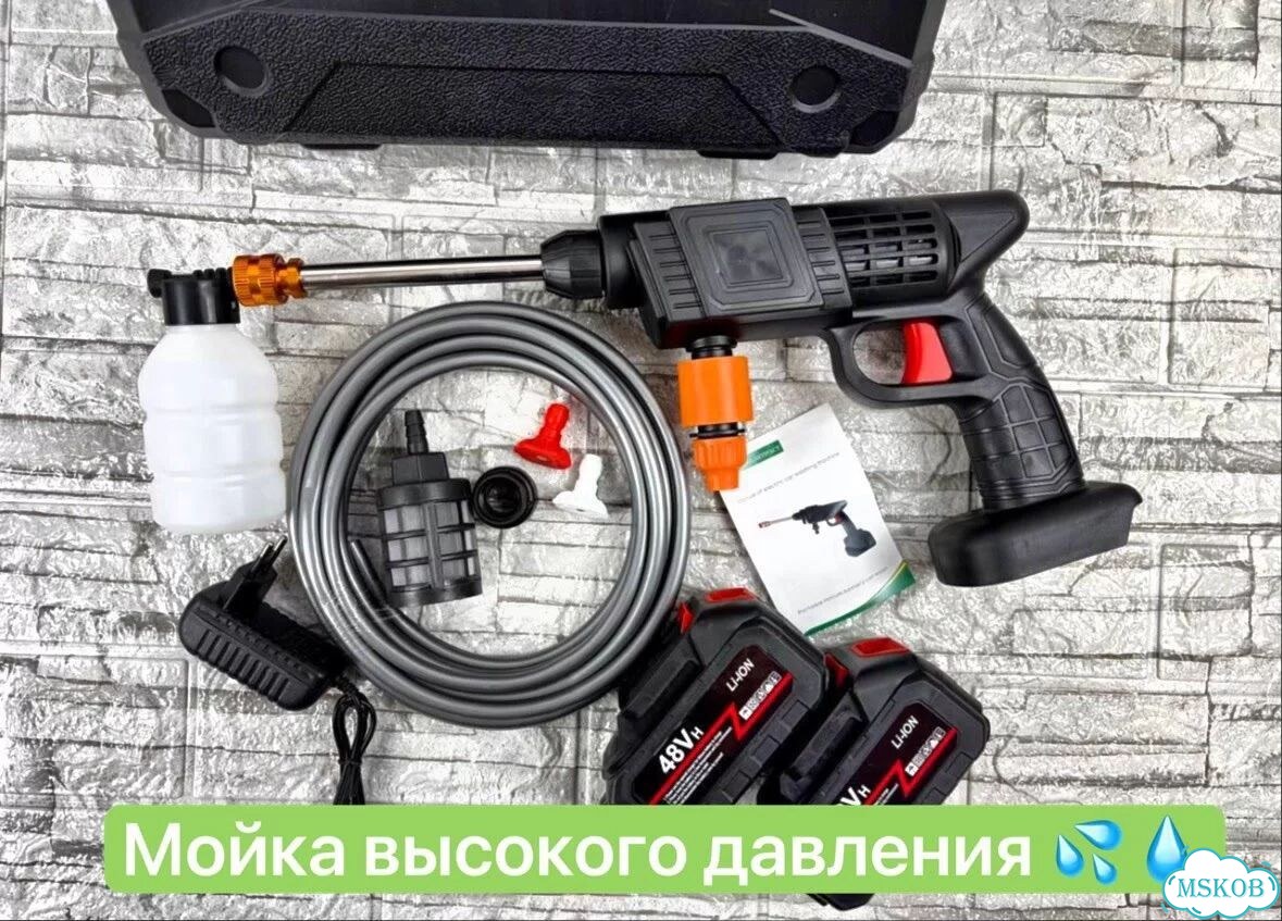 Аккумуляторная мойка высокого давления фото 2