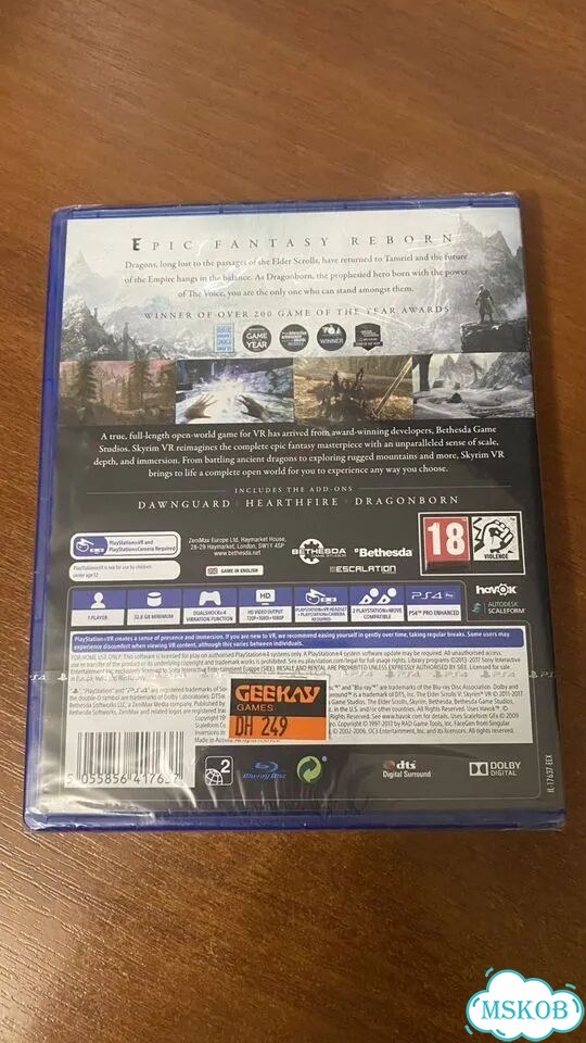 Игра Skyrim/The elder scroll V PS4 (VR) фото 2
