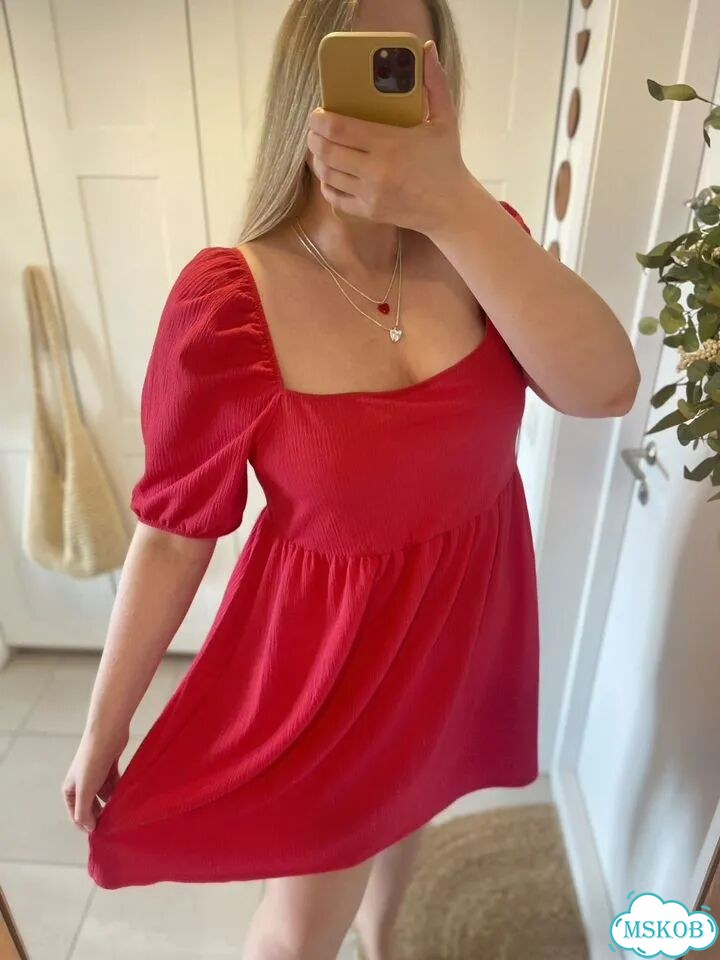 Яркое малиновое платье Primark фото 2
