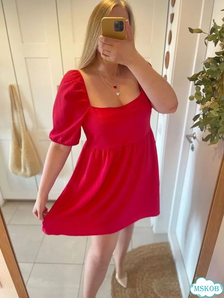 Яркое малиновое платье Primark фото 6