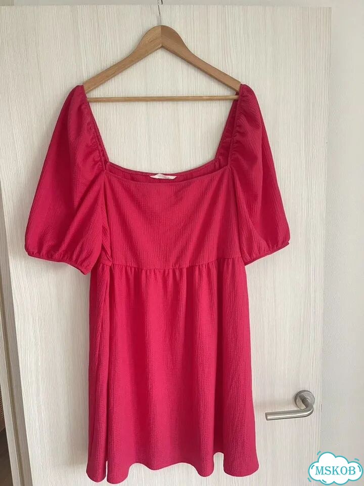 Яркое малиновое платье Primark фото 7
