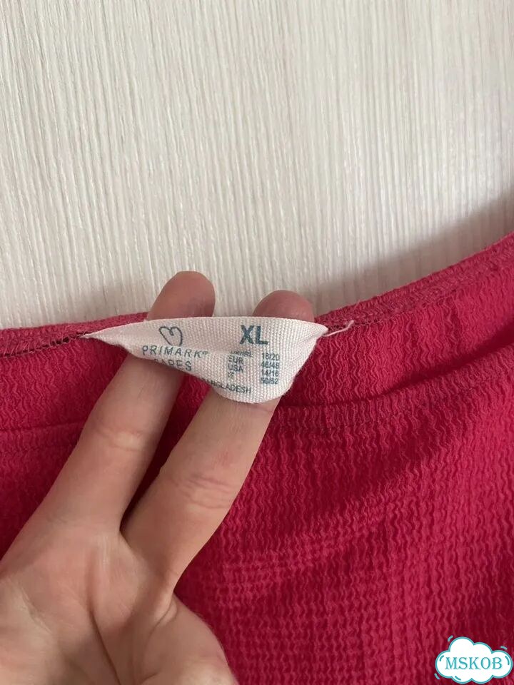 Яркое малиновое платье Primark фото 9