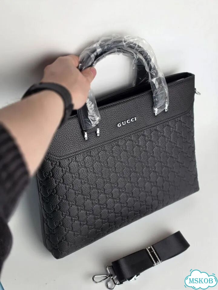 Портфель сумка gucci кожа фото 2