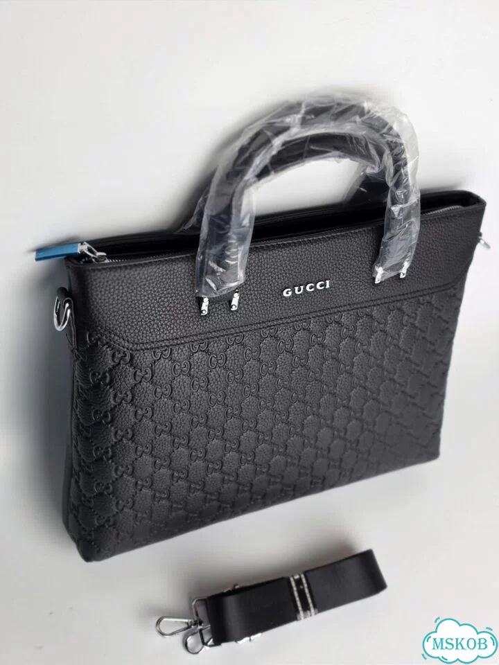 Портфель сумка gucci кожа фото 3