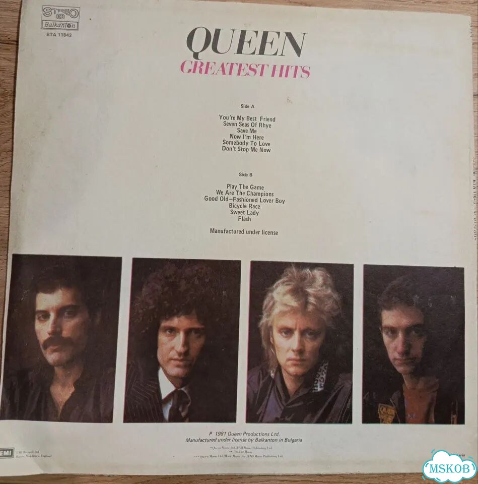 Виниловая пластинка Балкатон Queen - Greatest Hits фото 2