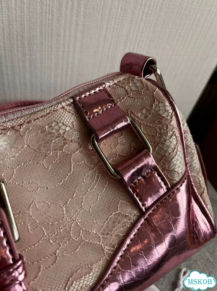 Guess type сумка розовая y2k 2000s glam вайб ретро фото 5