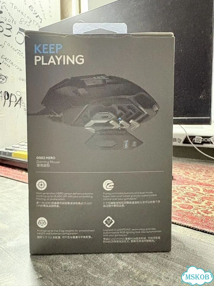 Игровая машка Logitech g502 Hero фото 5