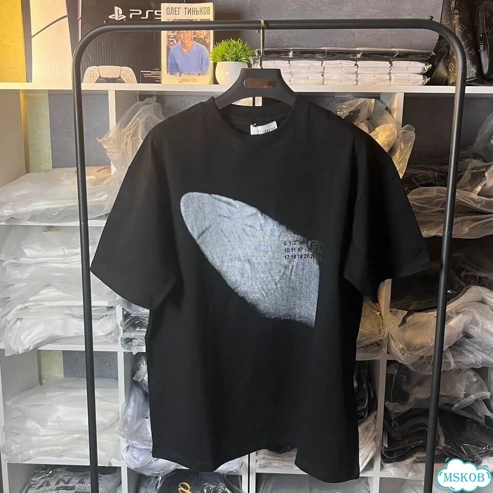 Футболка Maison Margiela черная фото 1