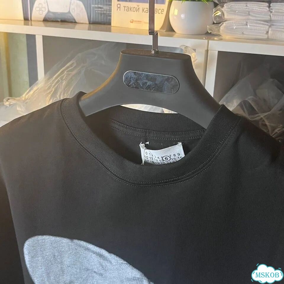 Футболка Maison Margiela черная фото 4