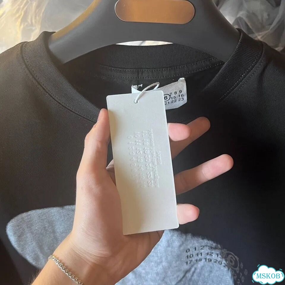 Футболка Maison Margiela черная фото 6