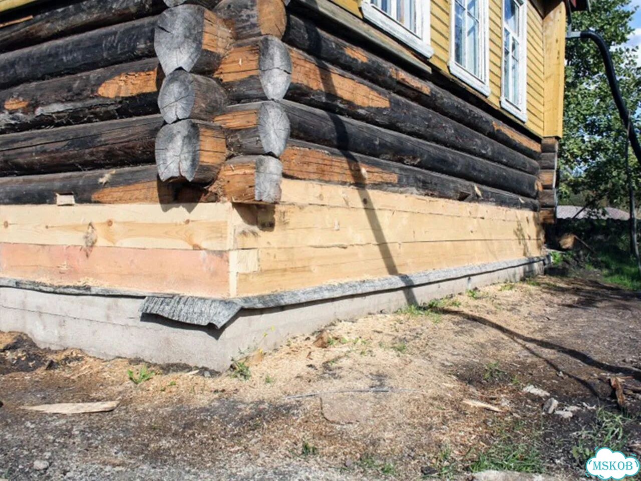 Замена венцов. Ремонт полов. Подъём домов фото 8